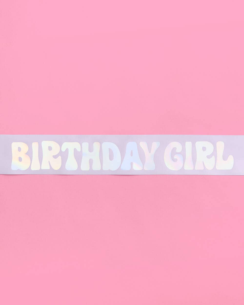 Birthday Girl Lavender Sash