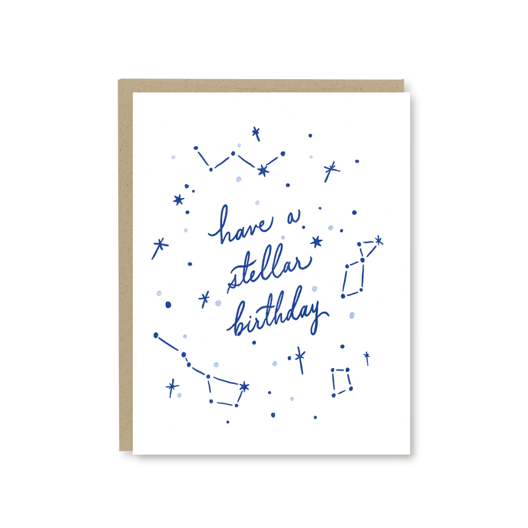 Stellar Birthday Card