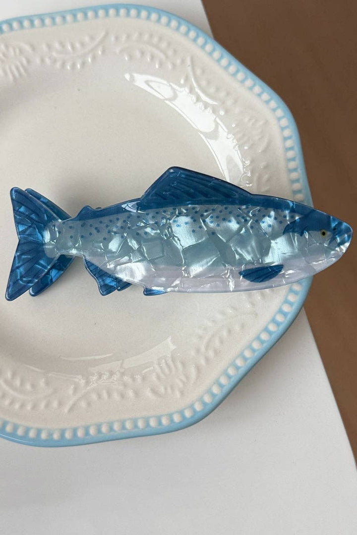 Fish Hair Clip: Red