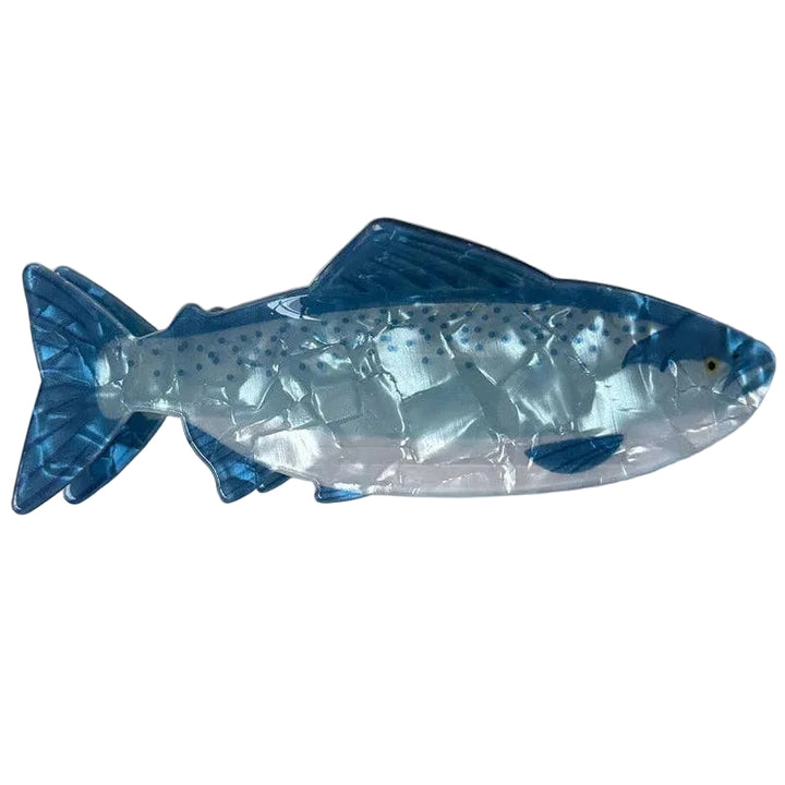 Fish Hair Clip: Blue