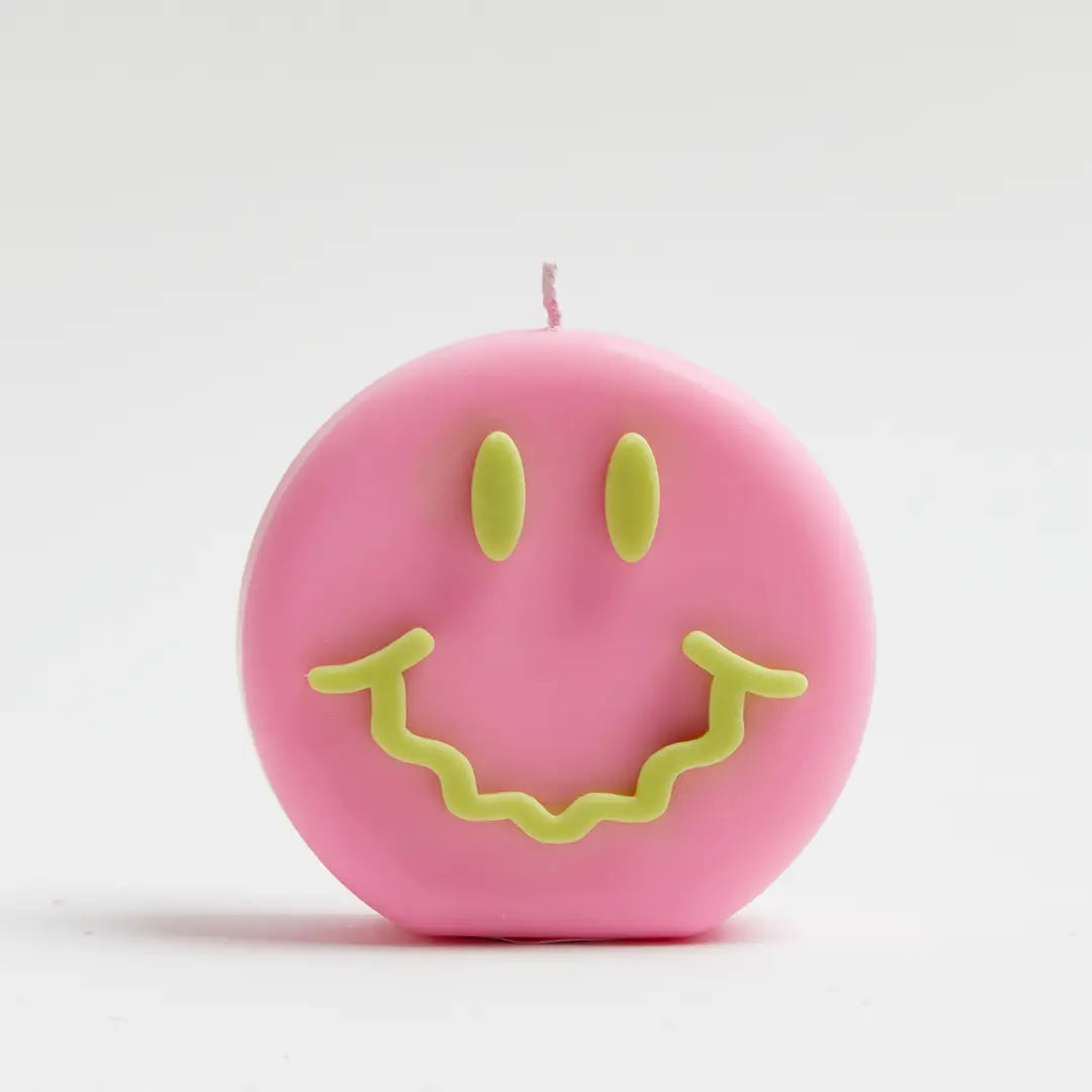 Get Wavey Candle - Pink & Green