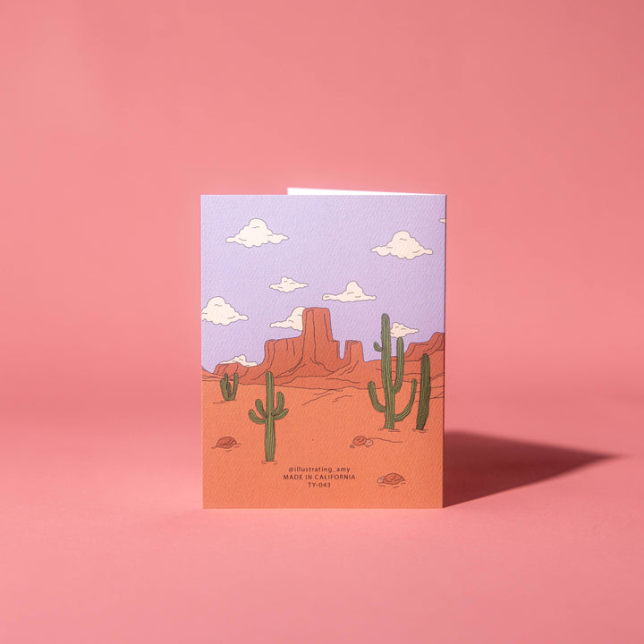 A Western Thank You Card