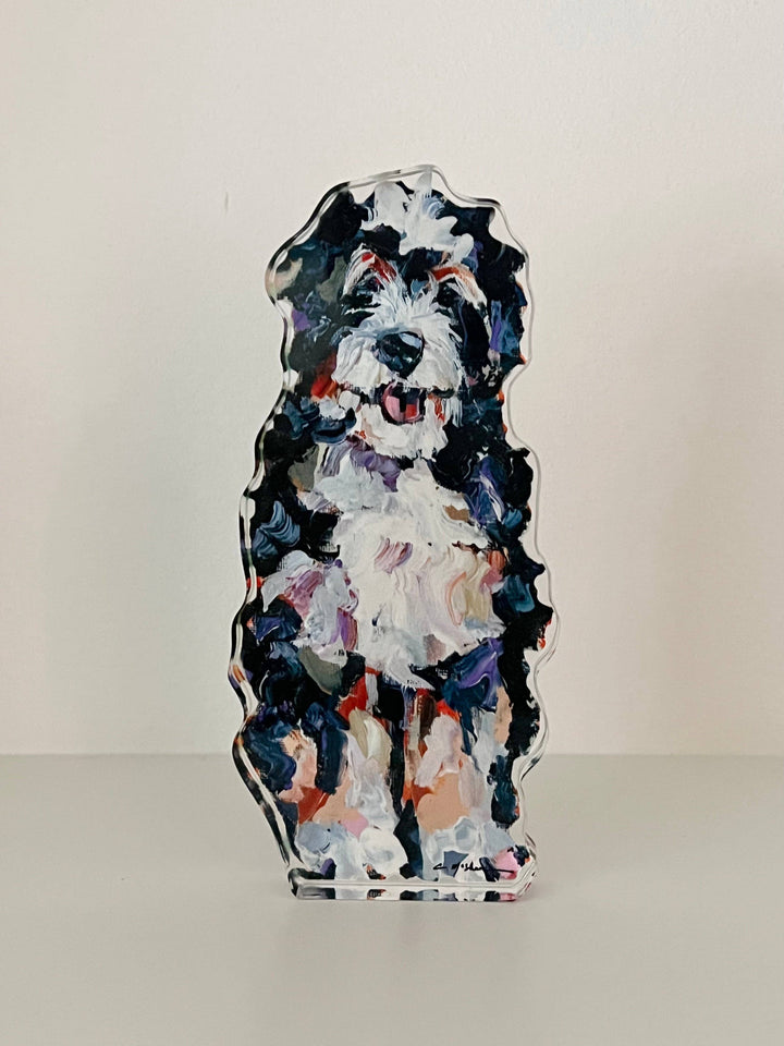 Acrylic Bernedoodle