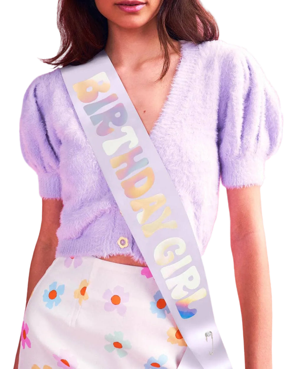 Birthday Girl Lavender Sash