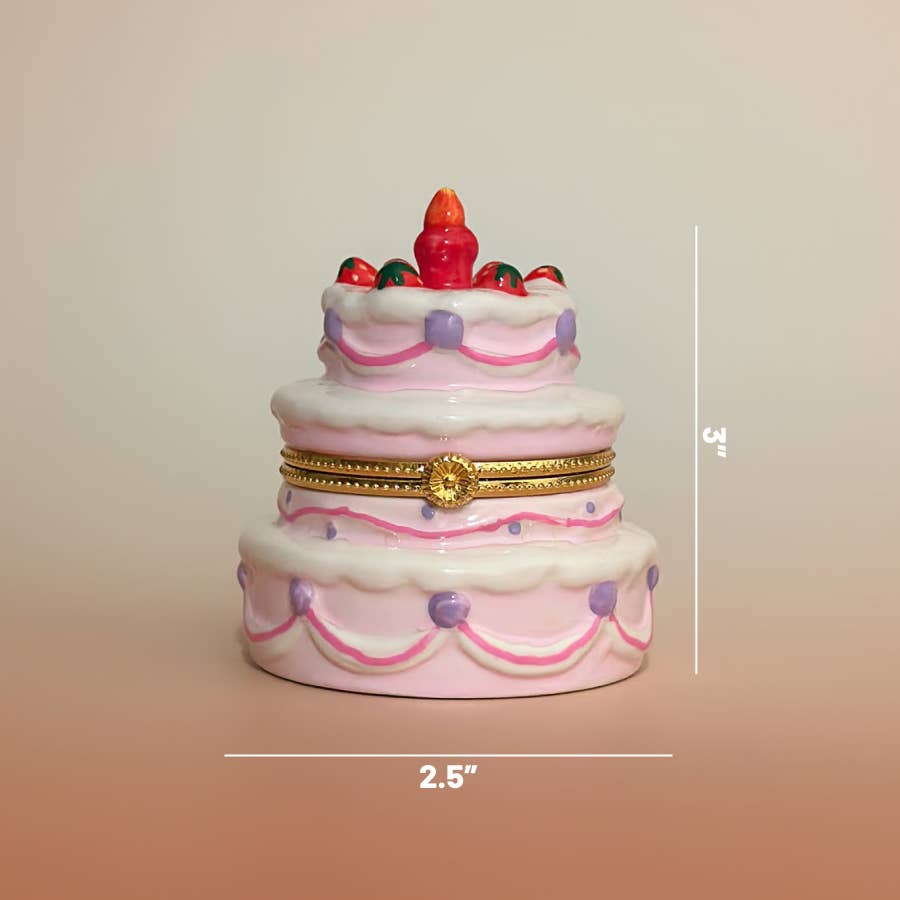 Strawberry Cake Trinket Box