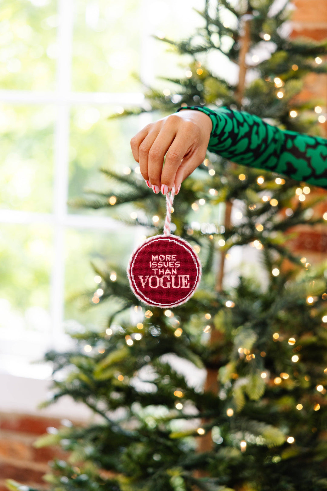 More Issues Needlepoint Ornament