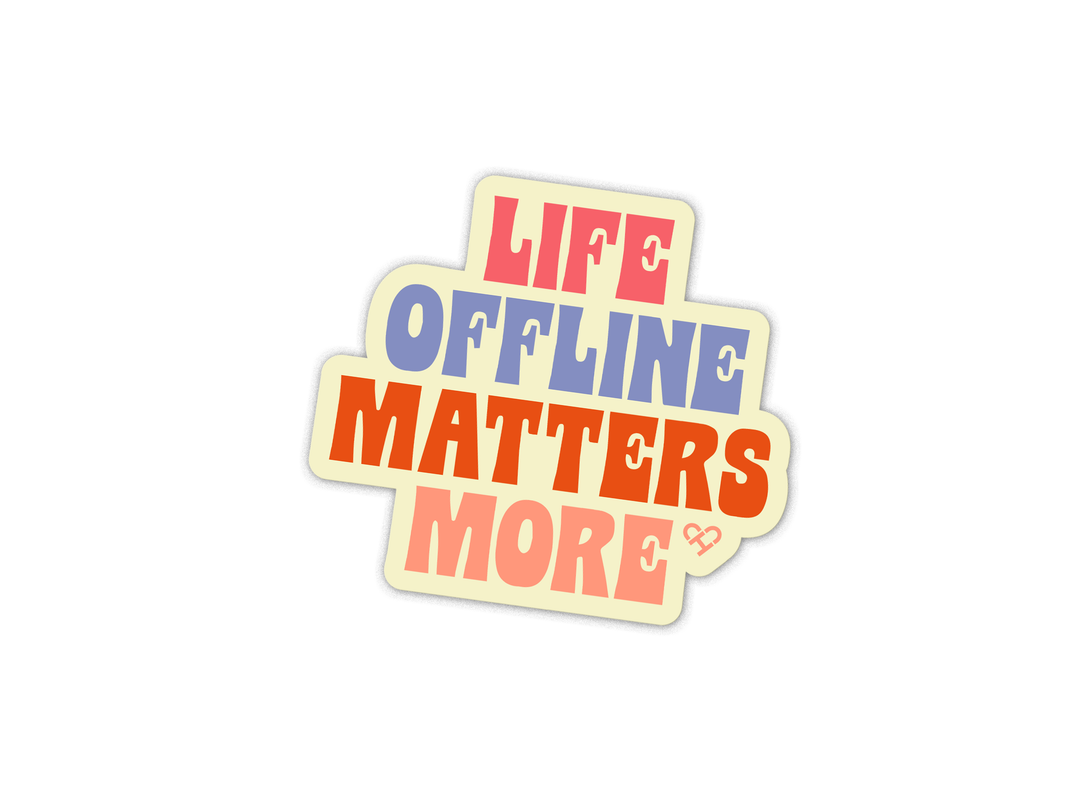 Life Offline Sticker