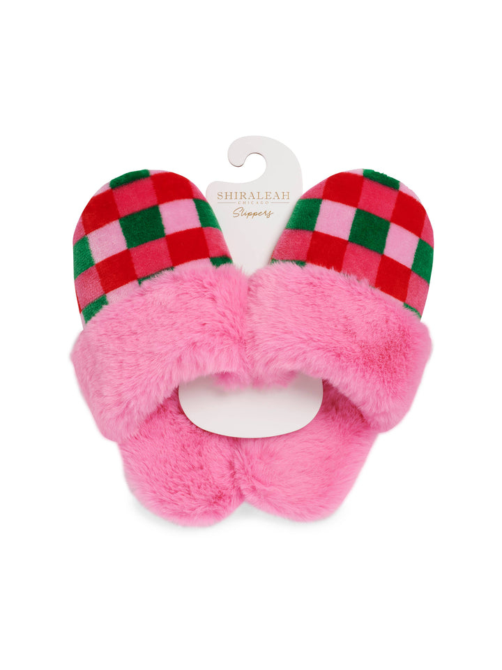 Checkered Slippers