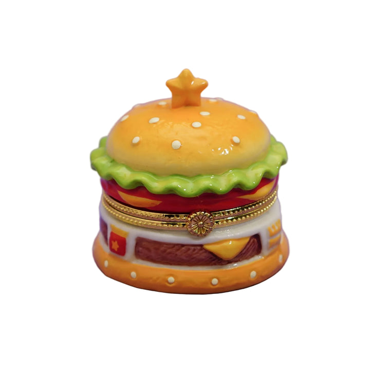 Little Burger Hand Painted Trinket Box