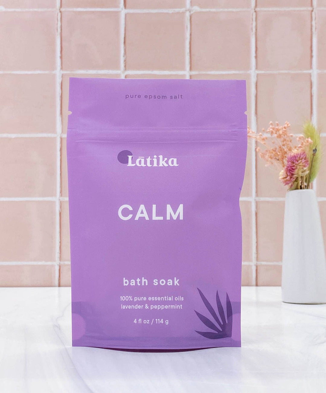 Calm Lavender Mint Epsom Salt Soak