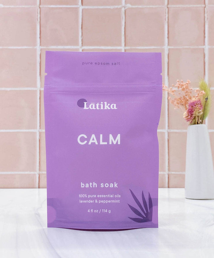 Calm Lavender Mint Epsom Salt Soak