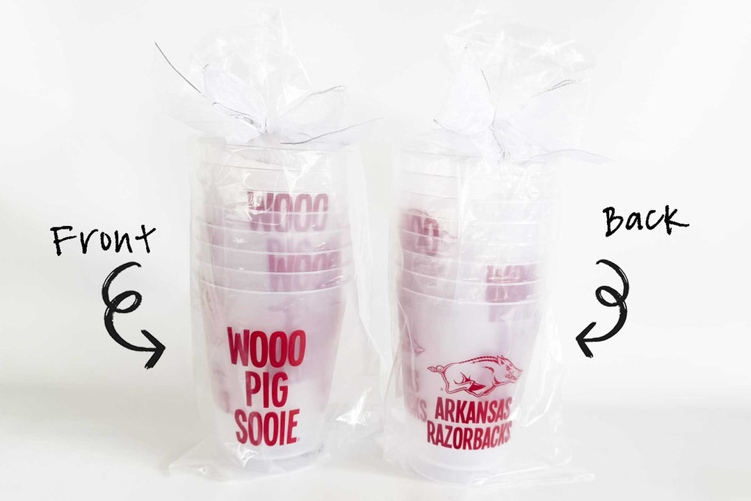 Arkansas Wooo Pig Cups