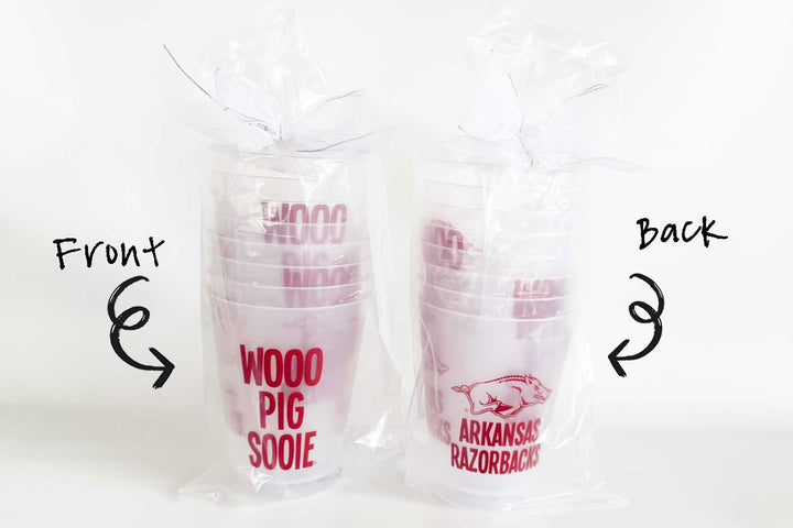 Arkansas Wooo Pig Cups