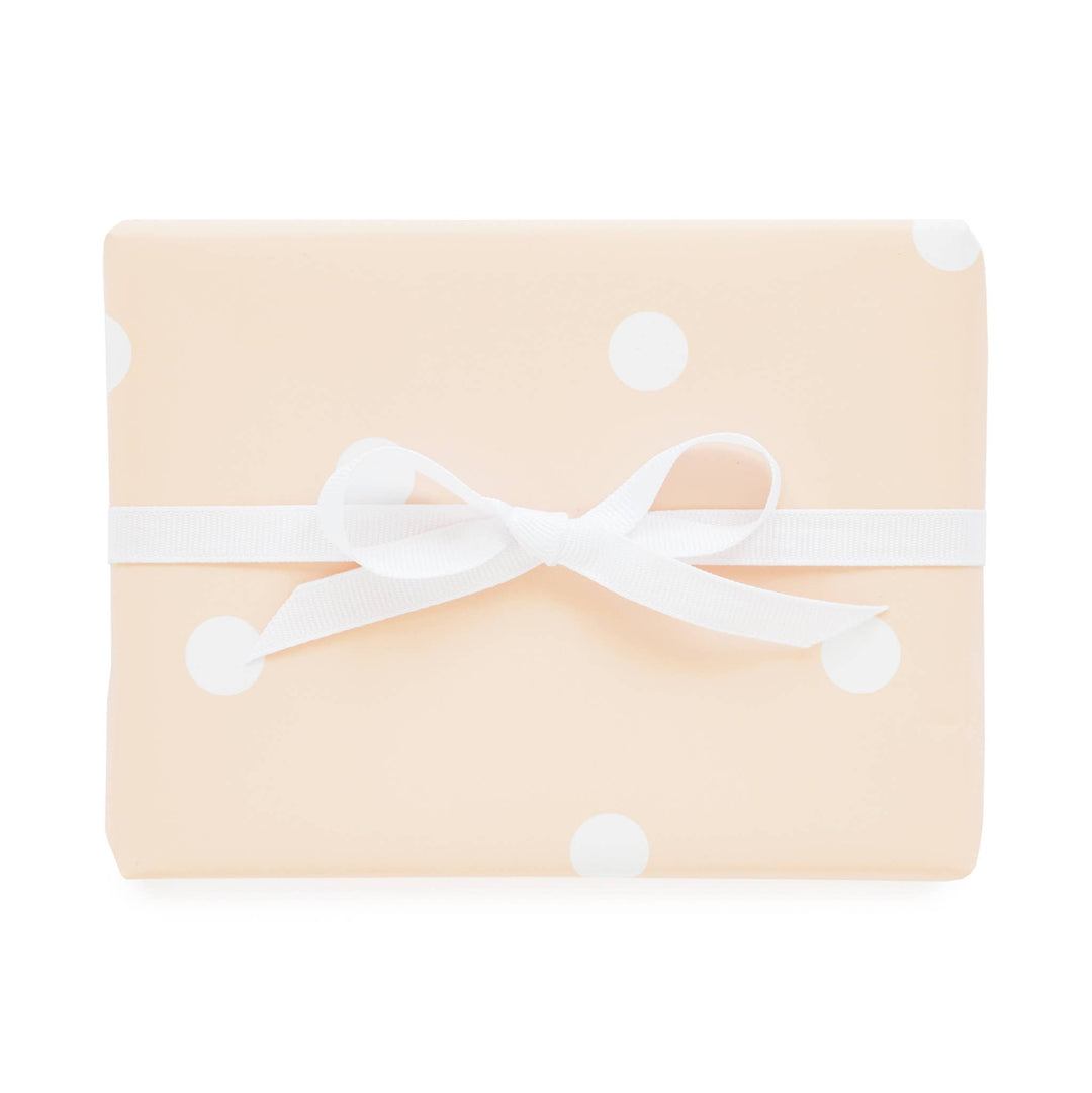 Pink Polka Dot Gift Wrap Roll