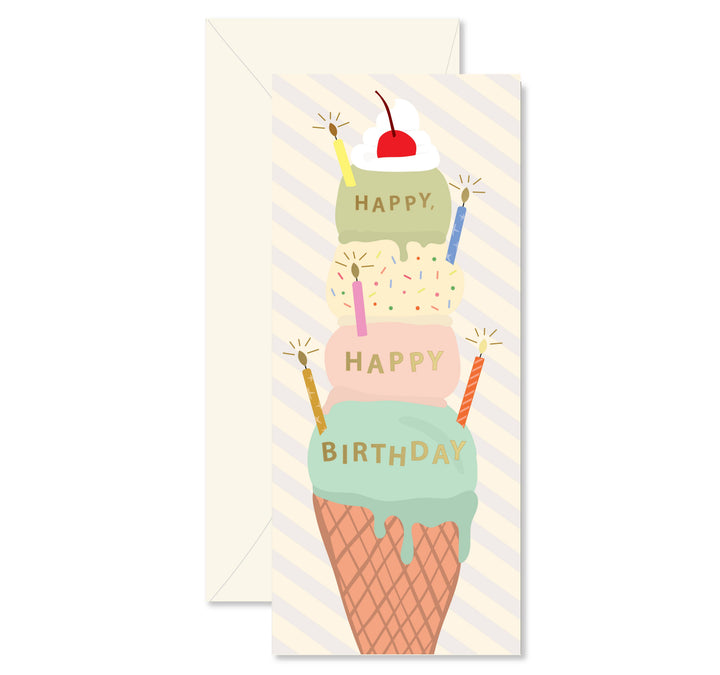 Ice Cream Cone Card