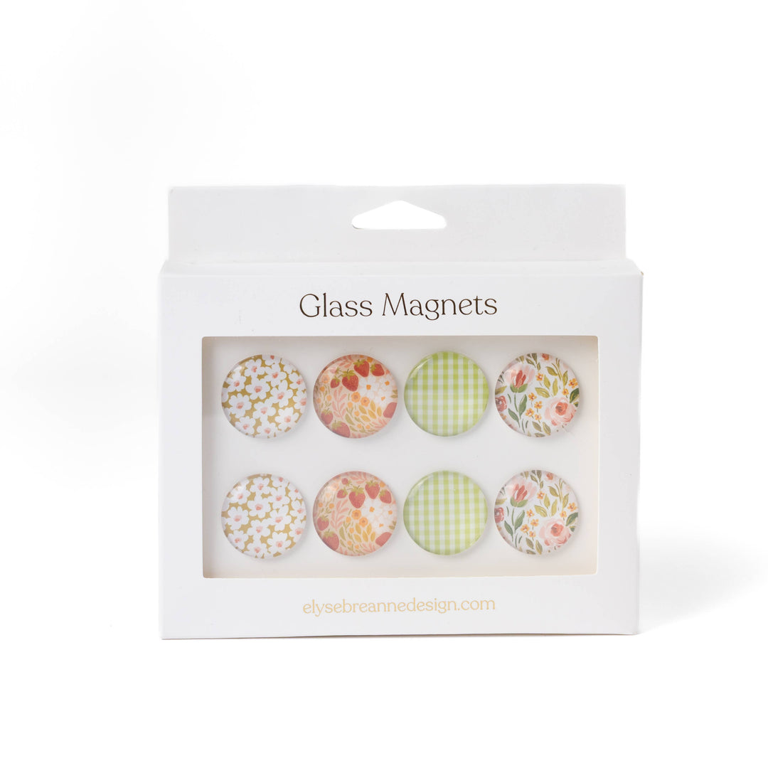 Spring Glass Magnets