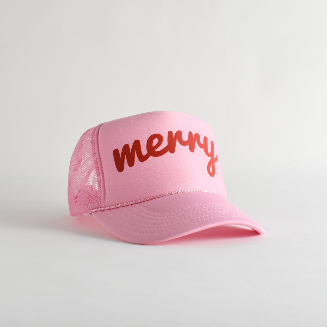 Pink Merry Trucker Hat
