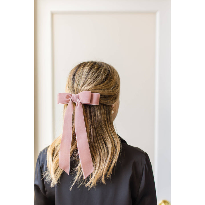 Long Bow Barrette: Red