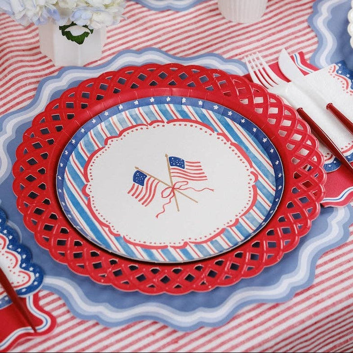 Patriotic Dessert Plates