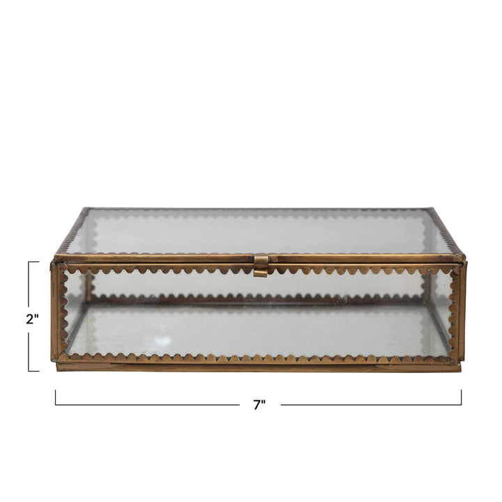 glass decorative box