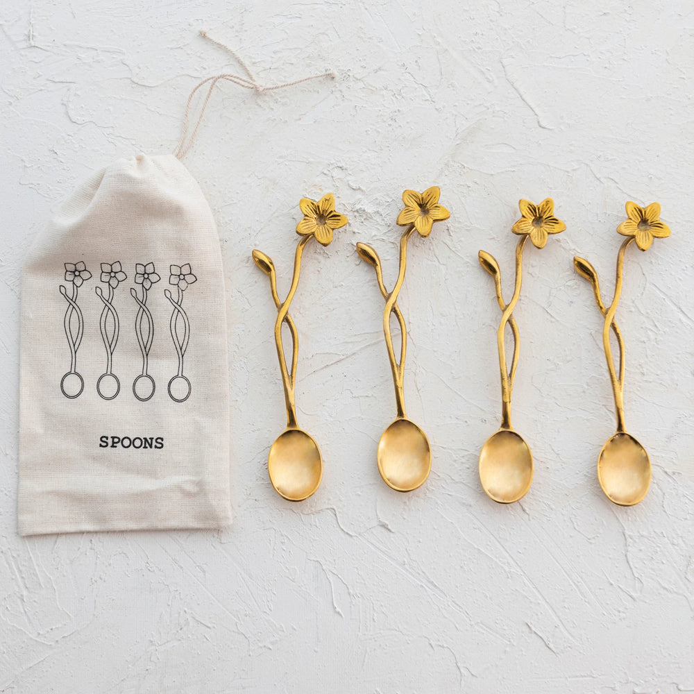 flower spoons