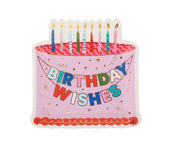 Birthday Wishes Dessert Plates