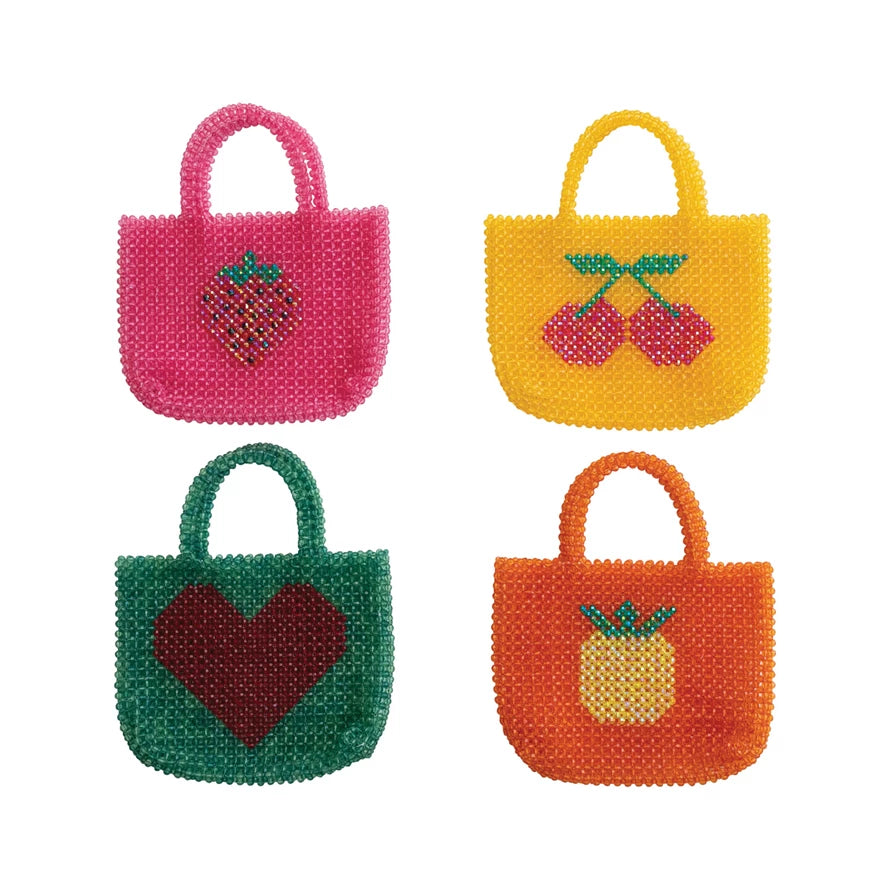 Colorful Beaded Handbag