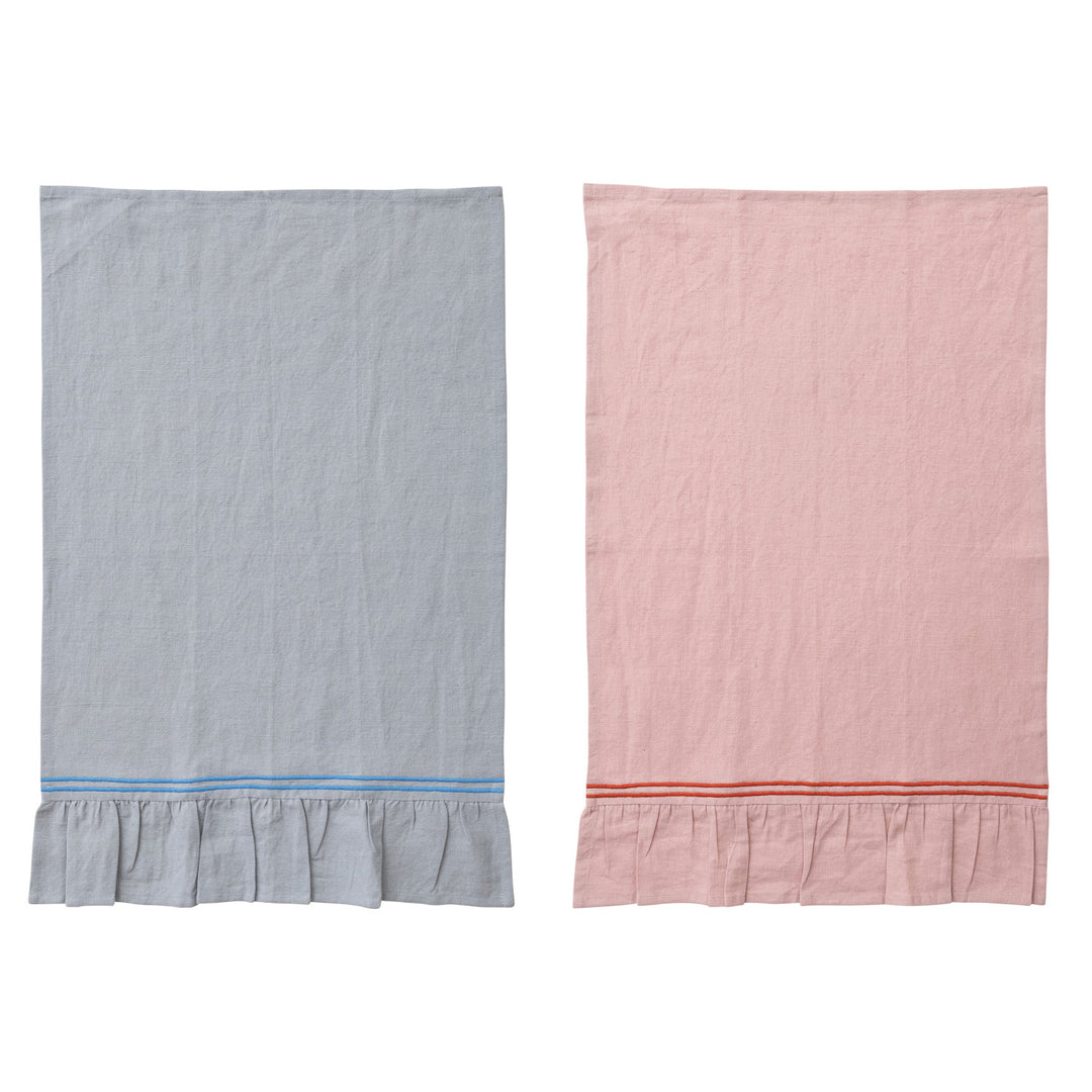 Ruffled Tea Towel