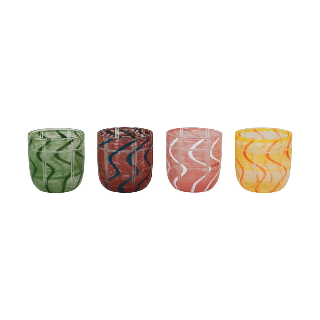 Stripes & Wave Glass