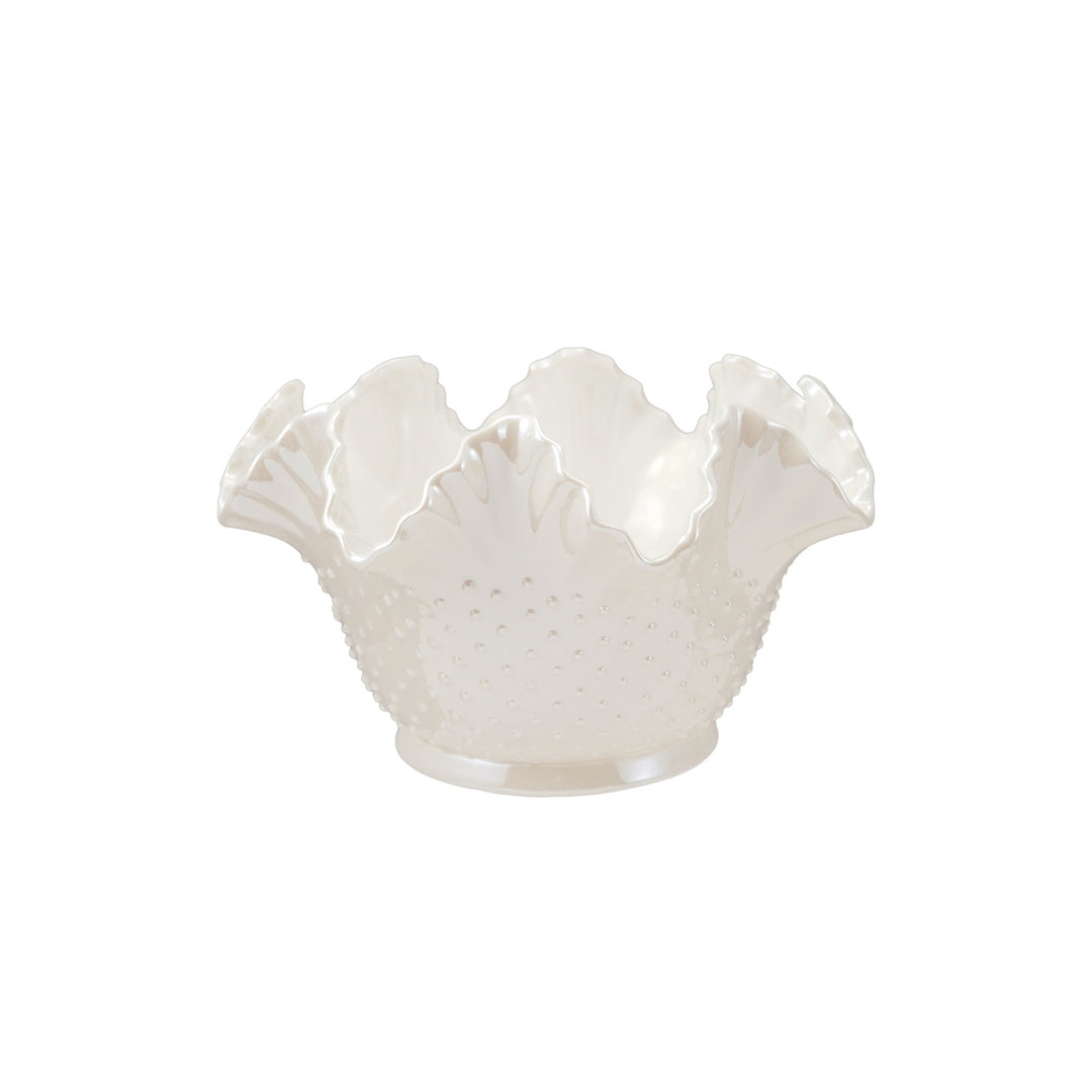 Ruffled Hobnail Bowl