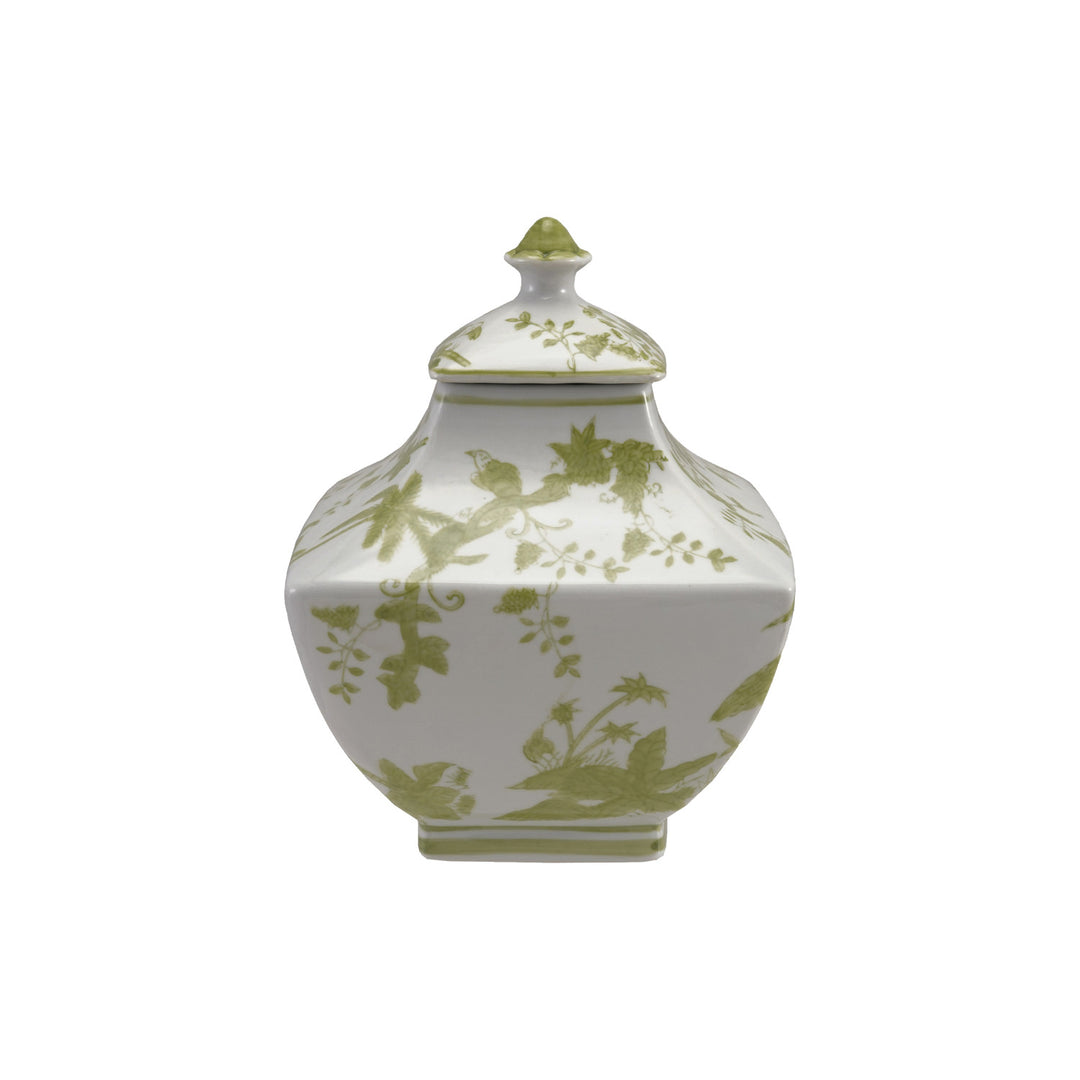 Stoneware Jar with Botanicals