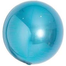 Metallic Blue Orb Balloon