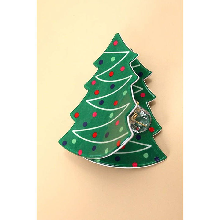 Christmas Santa Hair Claw Clips