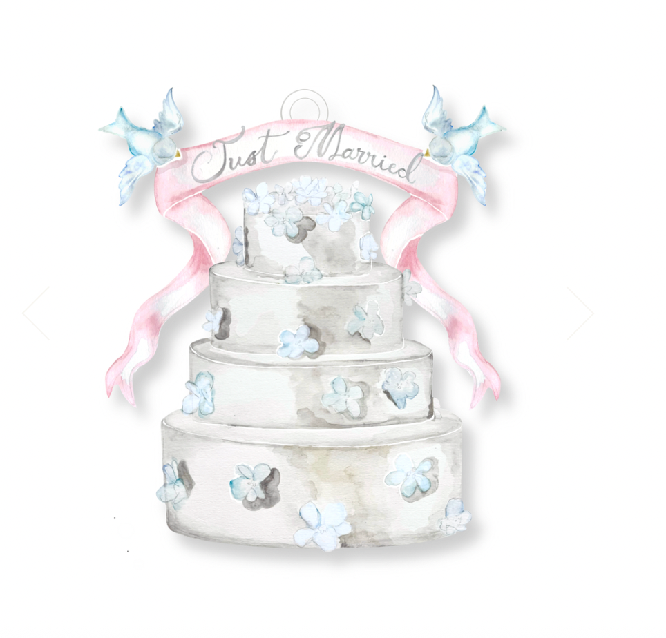 Just Married Ornament