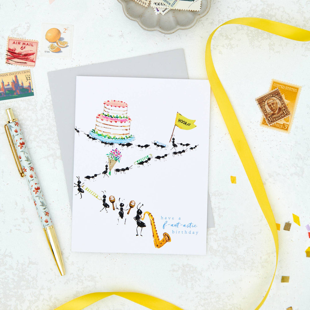 Ants Birthday Card