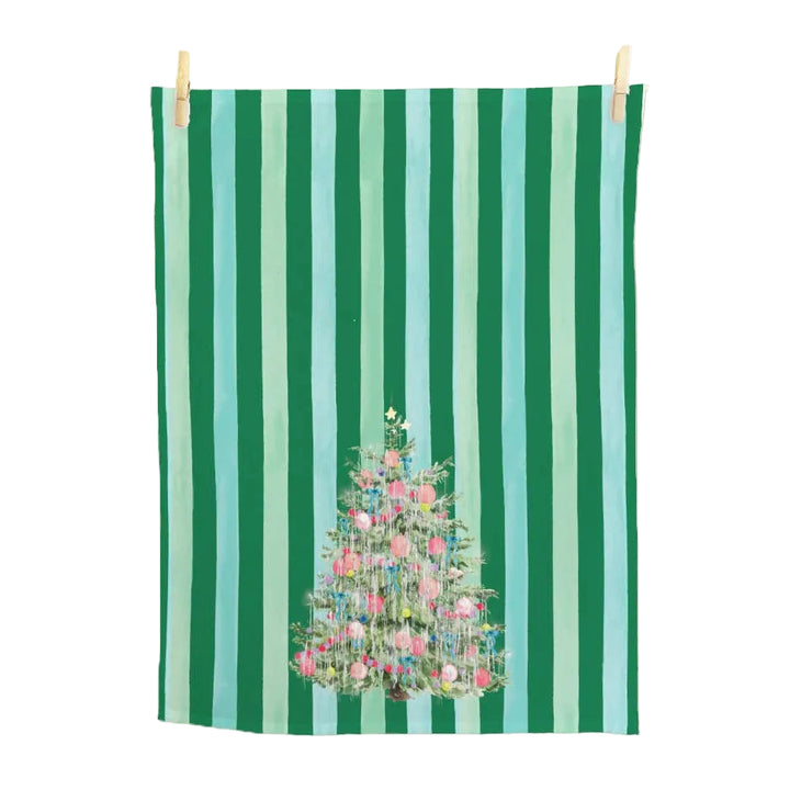 Vintage Tinsel Tea Towel