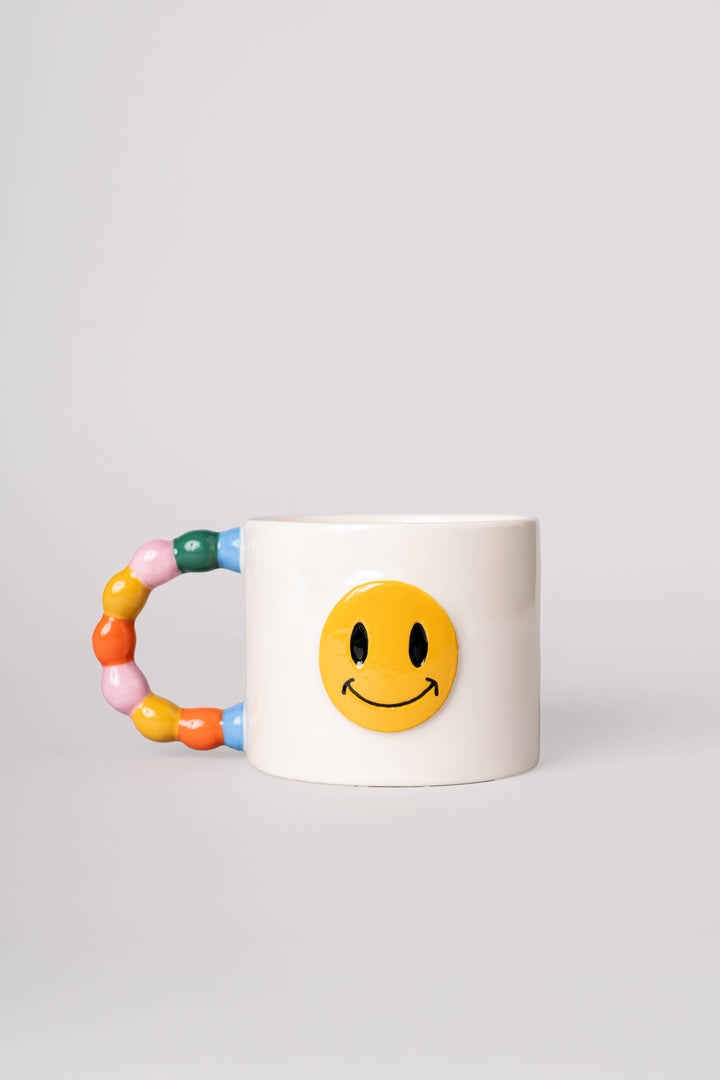 Smiley Face Novelty Ceramic Mug