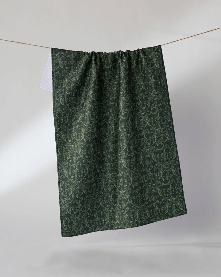 Moody Manor Tea Towel