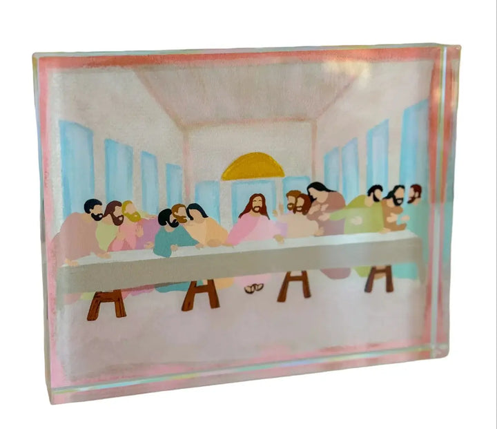 Pastel Last Supper Block