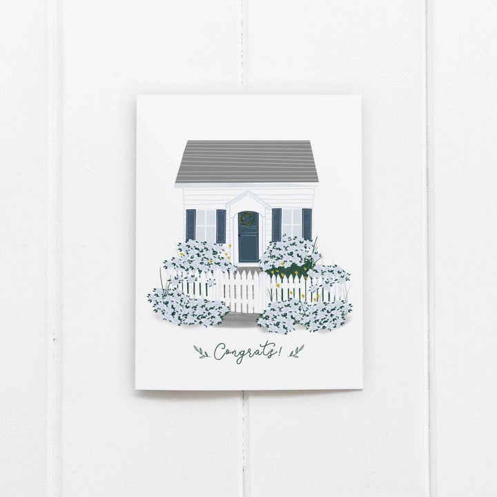 Congrats Cottage Card