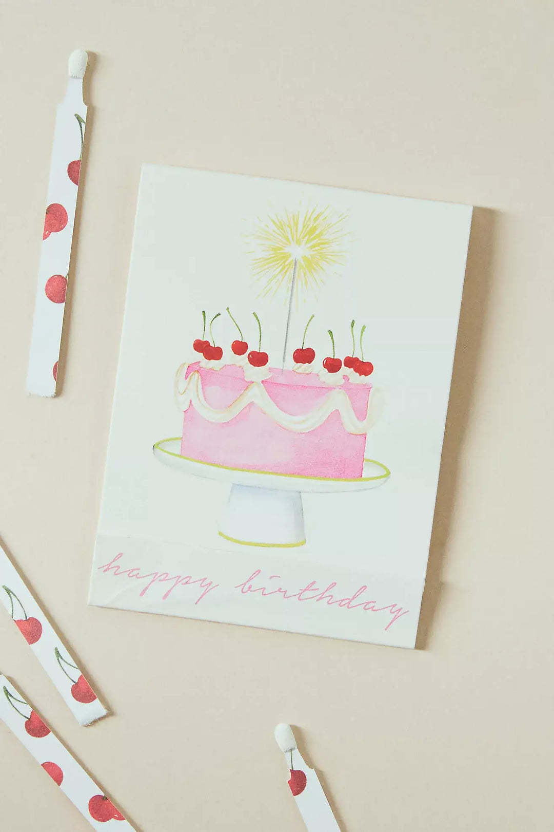 Cake Happy Birthday Match Card