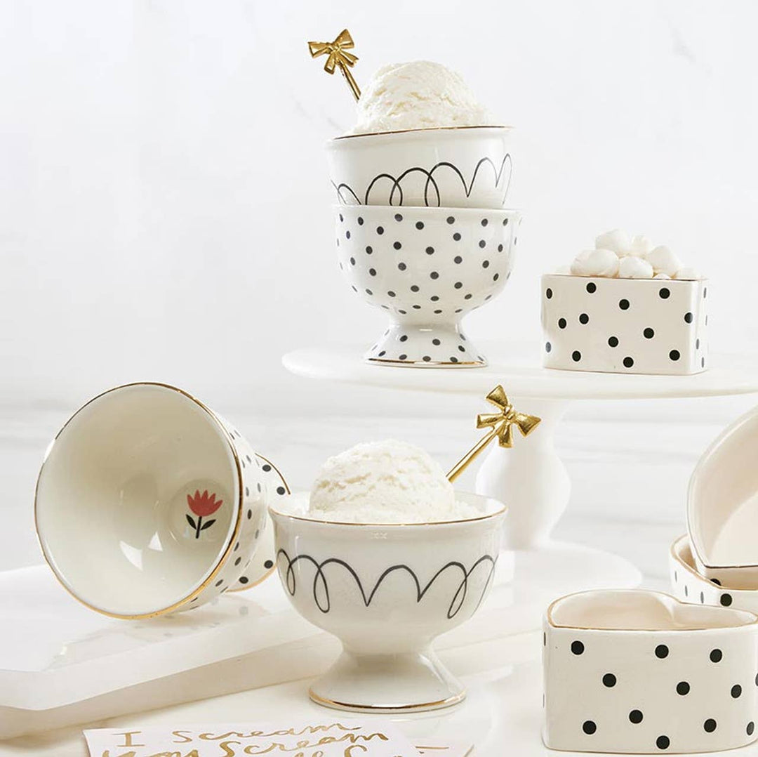 Ceramic Ice Cream Bowl
