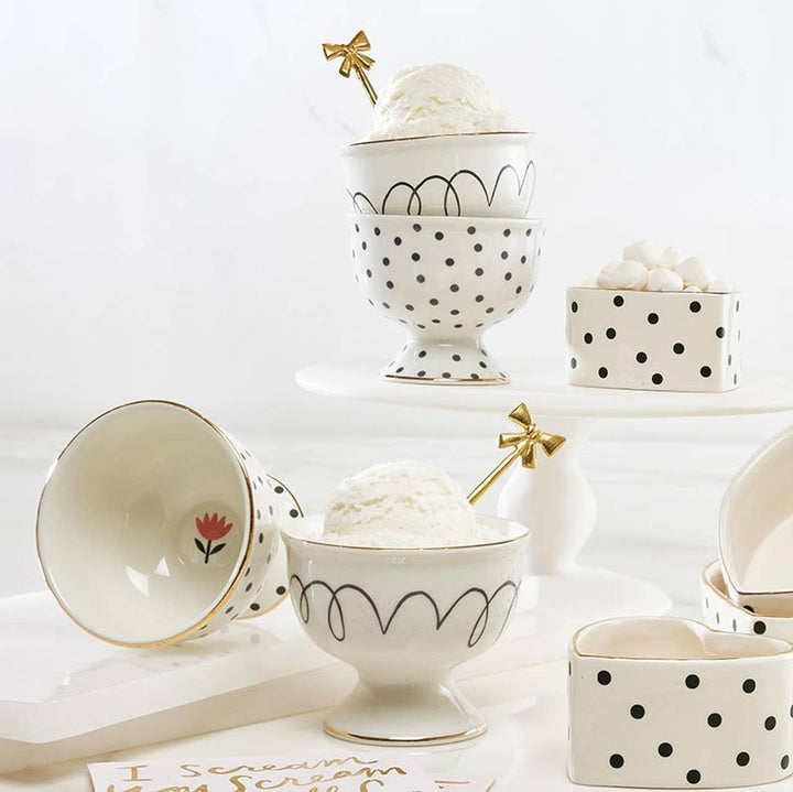 Ceramic Ice Cream Bowl