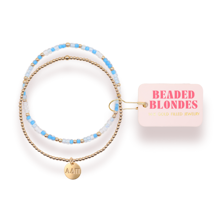 Alpha Delta Pi Bracelet Stack