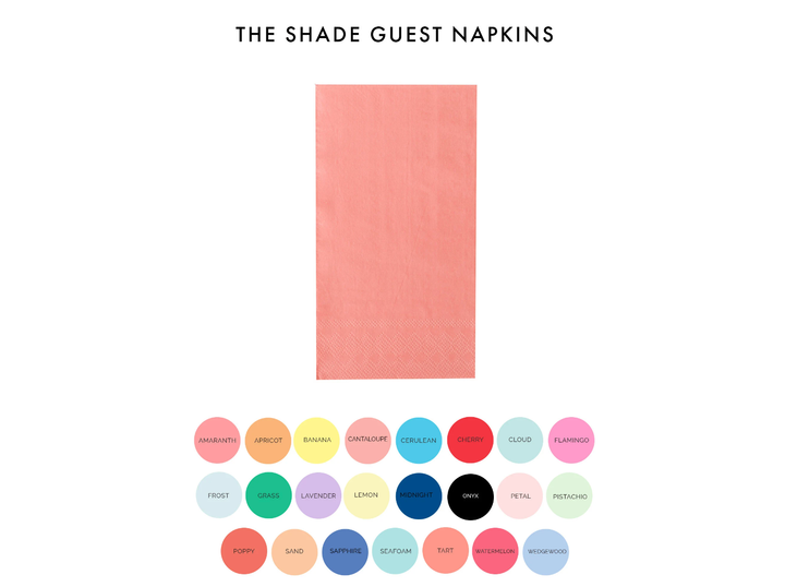 Seafoam Shades Guest Napkins
