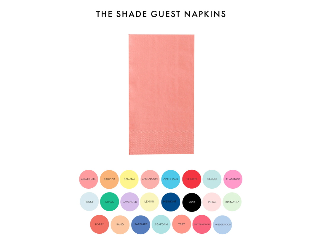 Cantaloupe Shades Guest Napkins