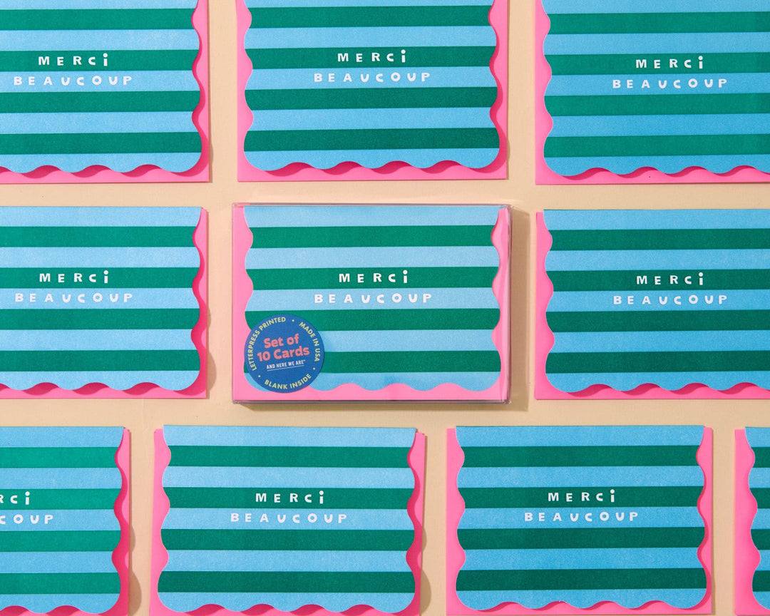 Scallop Thank You Notecards