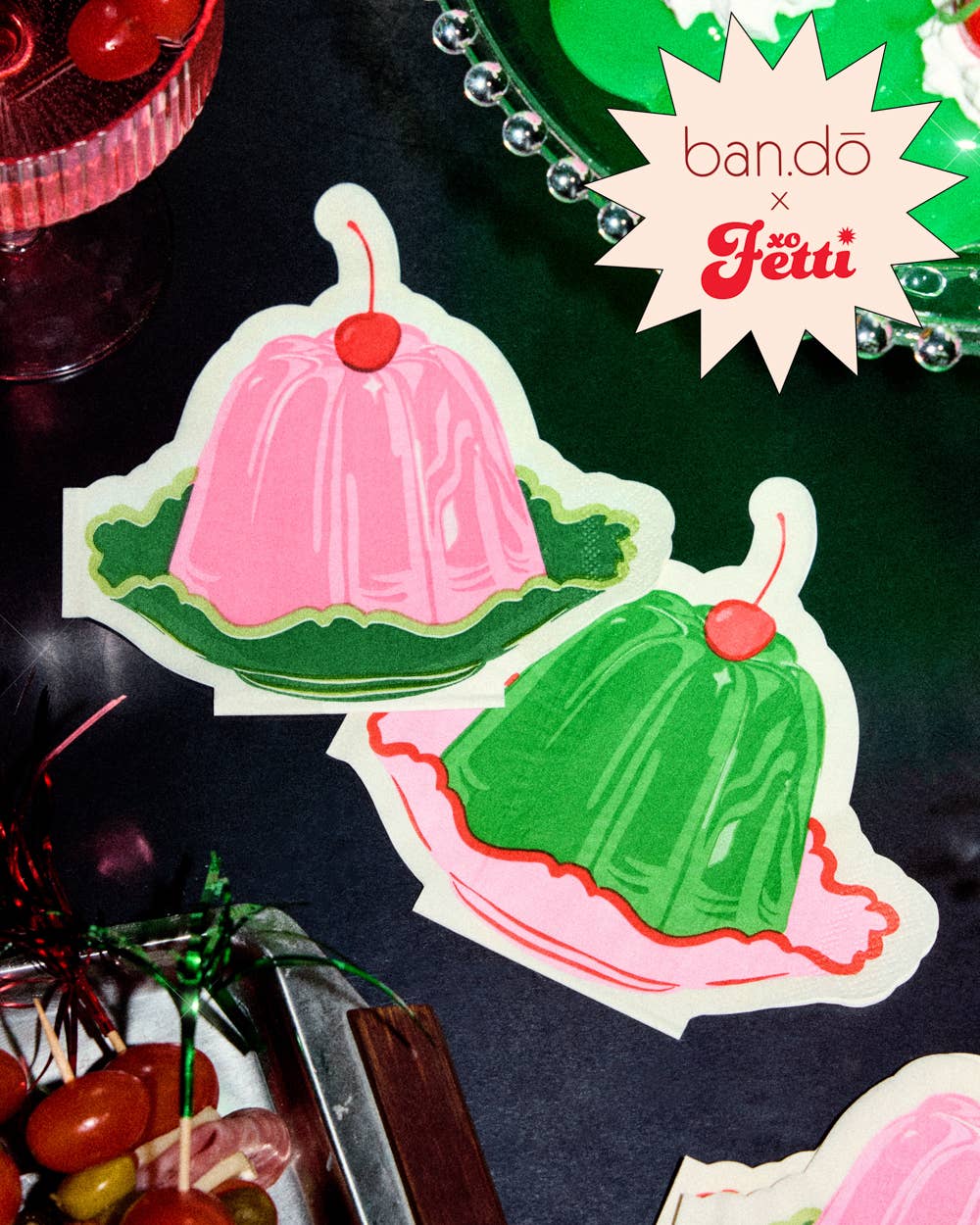 Jello Mold Napkins