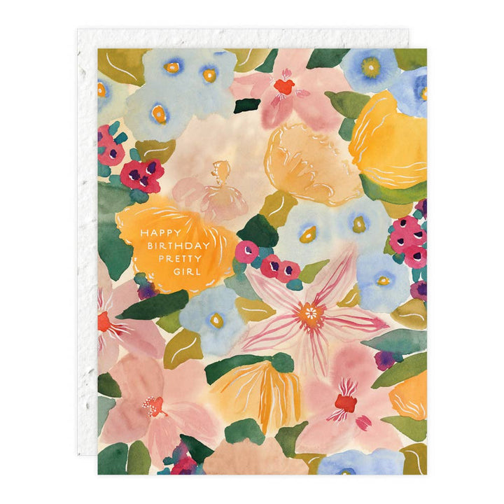 Floral Abundance Birthday Card