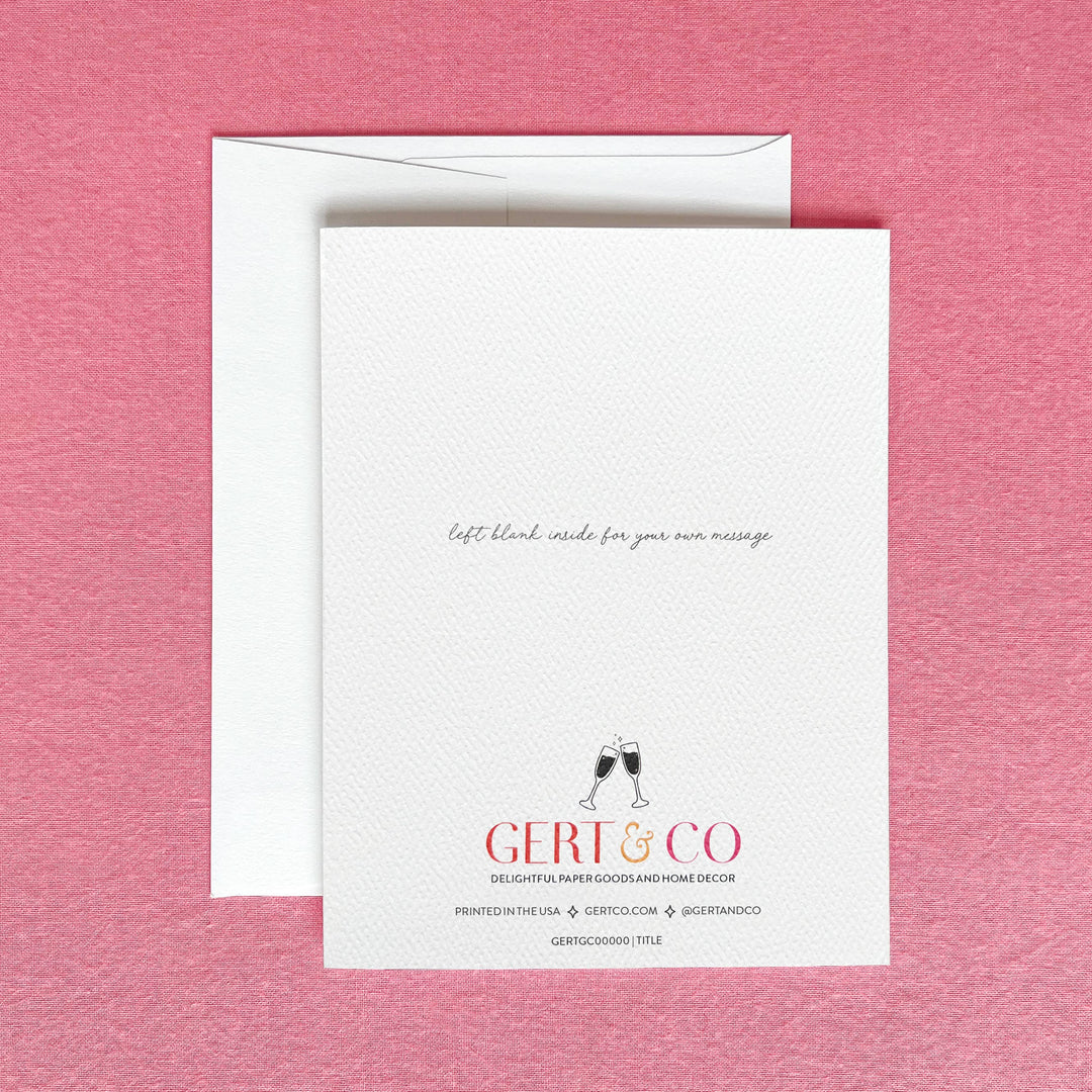 Love You More Than Bubbles Card